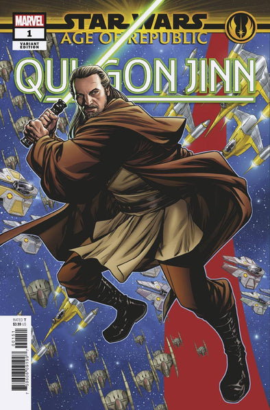 Star Wars Age of Republic Qui-Gon Jinn (2018) #01 (Puzzle Piece Variant)