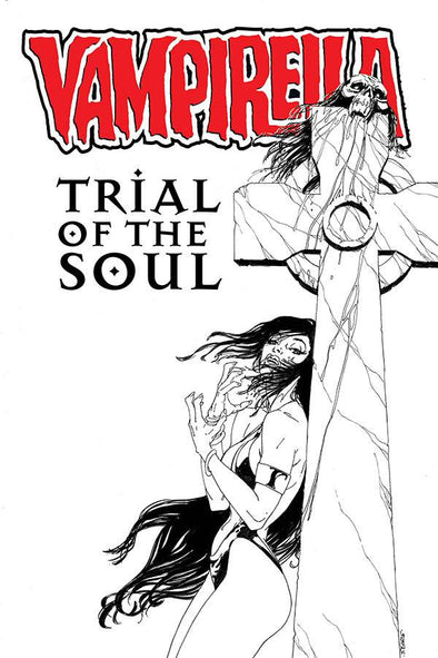 Vampirella Trial of the Soul (2020) #01 (Bart Sears Black & White Variant)