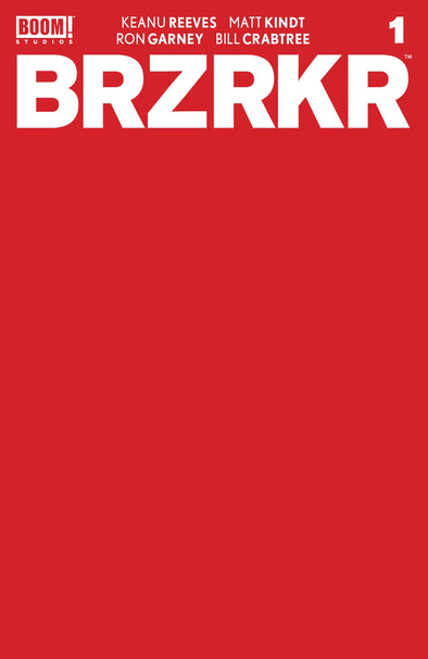 BRZRKR (2020) #01 (Cover F Red Sketch Blank 1:10 Variant)