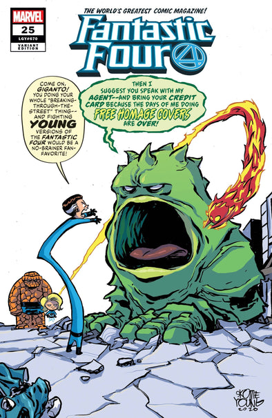 Fantastic Four (2018) #25 (Skottie Young Variant)
