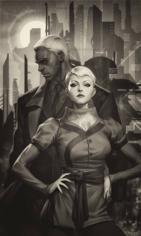 Blade Runner Origins (2021) #01 (Artgerm B&W Variant)