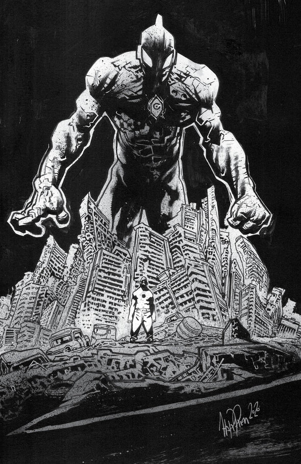 Ultramega (2021) #01 (James Harren B&W Variant)
