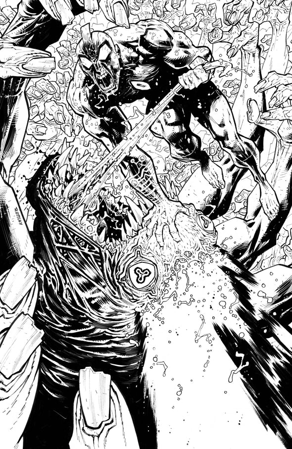 Ultramega (2021) #03 (Ryan Ottley, Frank Martin B&W Variant)
