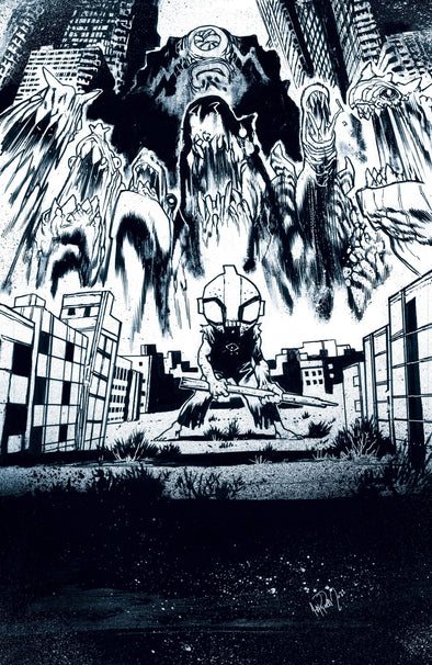 Ultramega (2021) #03 (James Harren B&W Variant)