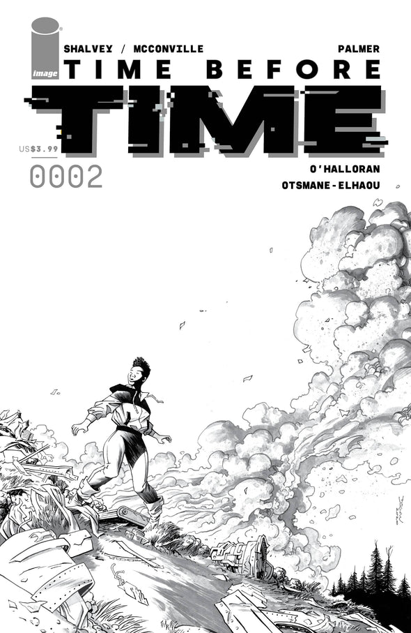 Time Before Time (2021) #02 (Declan Shalvey B&W Variant)