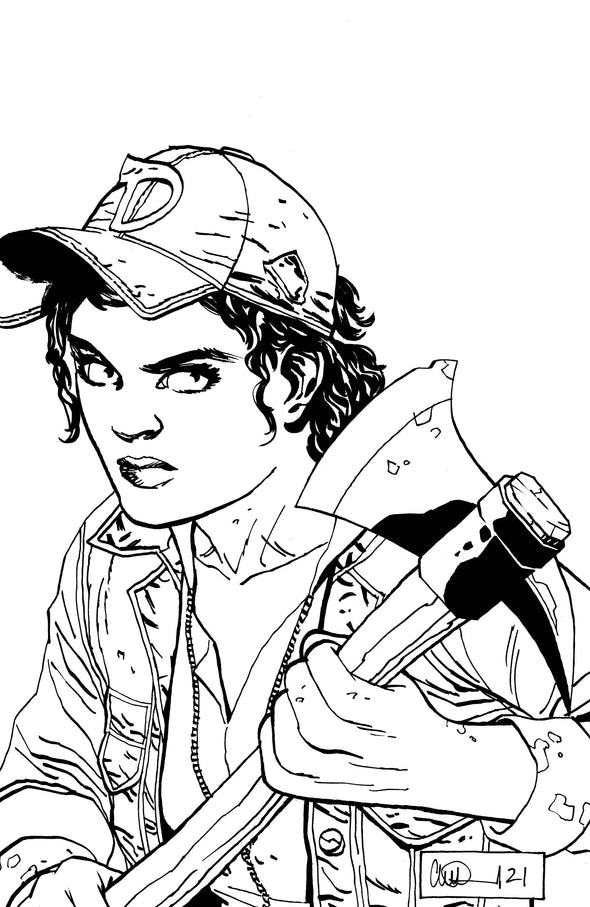 Skybound X (2021) #001 (Charlie Adlard B&W Variant)