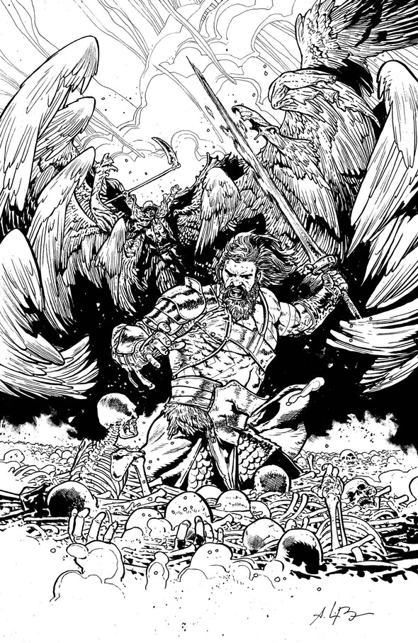 Skybound X (2021) #002 (Andrei Bressan B&W Variant)