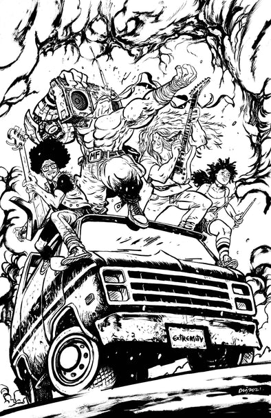 Skybound X (2021) #003 (Daniel Warren Johnson B&W Variant)