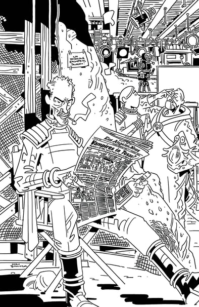 Skybound X (2021) #005 (Chris Schweizer B&W Variant)