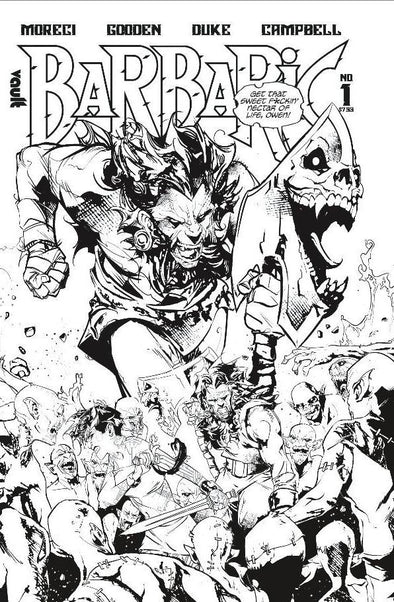 Barbaric (2021) #01 (B&W Edition)