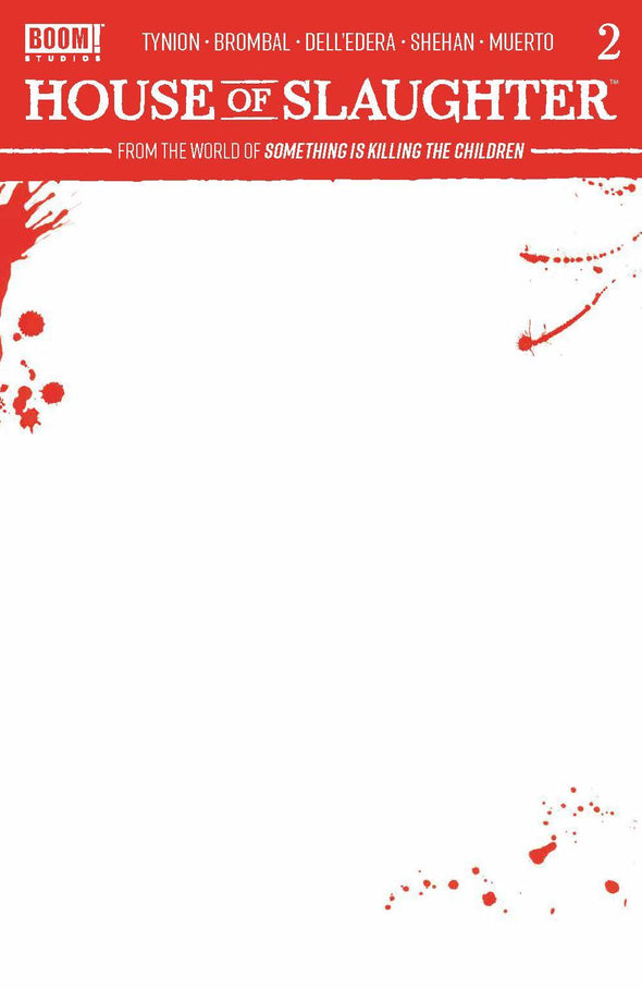 House of Slaughter (2021) #02 (Blank Cover Variant)