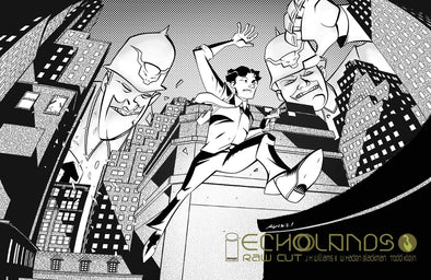 Echolands (2021) #03 (Raw Cut Michael Avon Oeming, Taki Soma Edition)