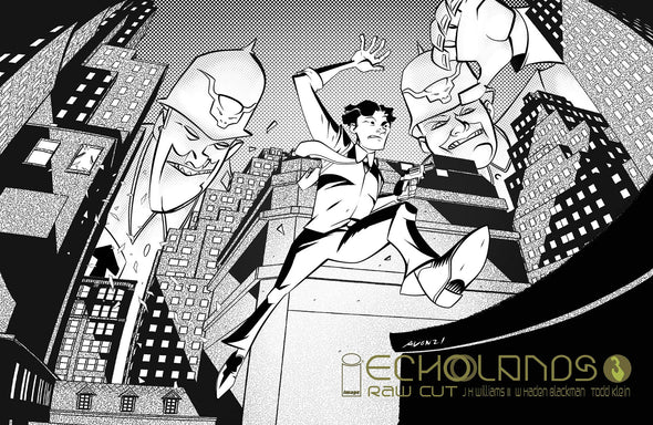 Echolands (2021) #03 (Raw Cut Michael Avon Oeming, Taki Soma Edition)