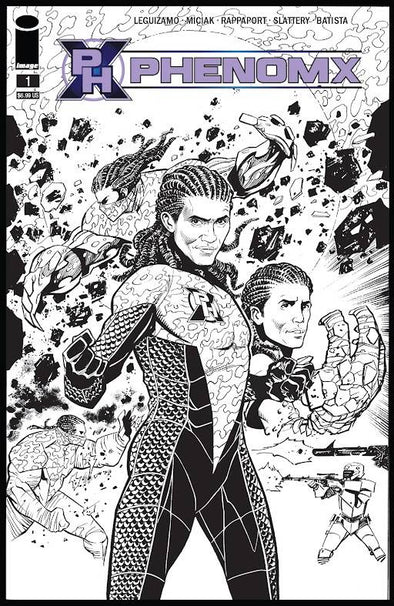 Phenom X (2021) #01 (Jim Muniz B&W Variant)