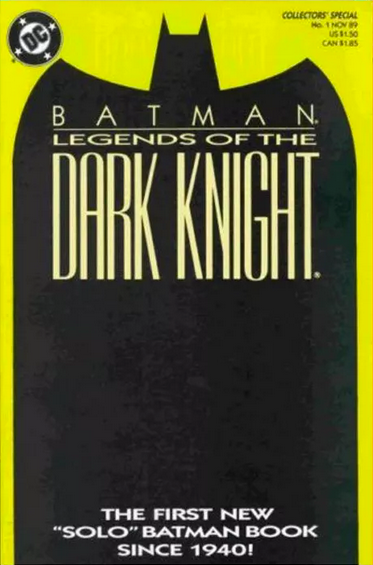 Batman Legends of the Dark Knight #001 (Yellow Variant)