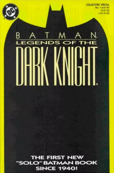 Batman Legends of the Dark Knight (1989) #001 (Yellow Variant)