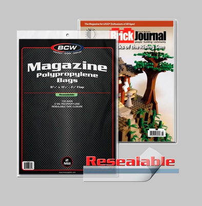 Resealable Magazine Polypropylene Comic Bags