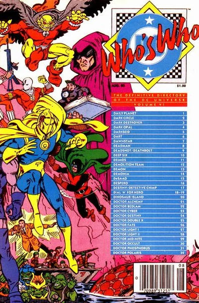 Who's Who The Definitive Directory of the DC Universe (1985) #6