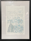 Chris Sprouse Jupiters Circle Original Art in UV Glass Frame