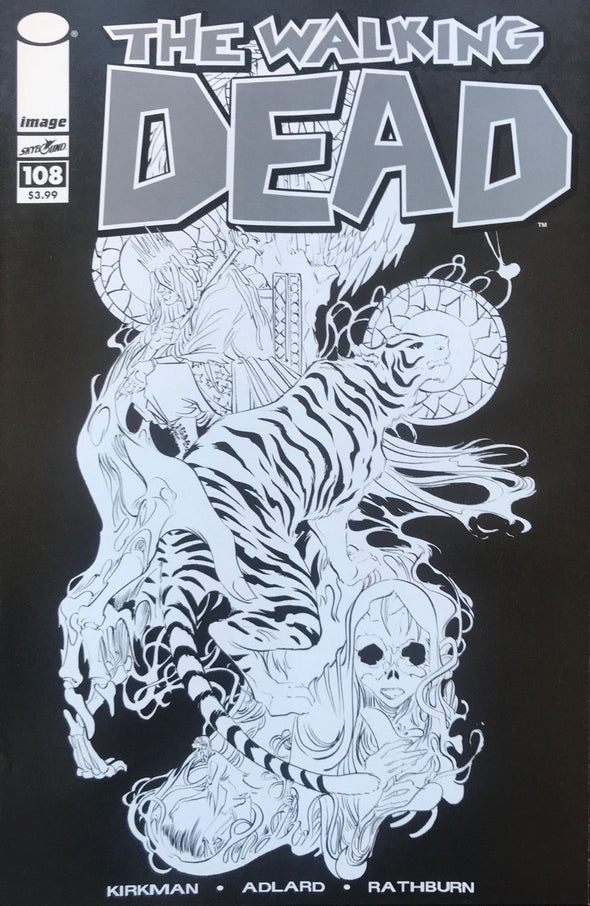 Walking Dead (2003) #108 (15th Anniversary Emma Rios B&W Variant)